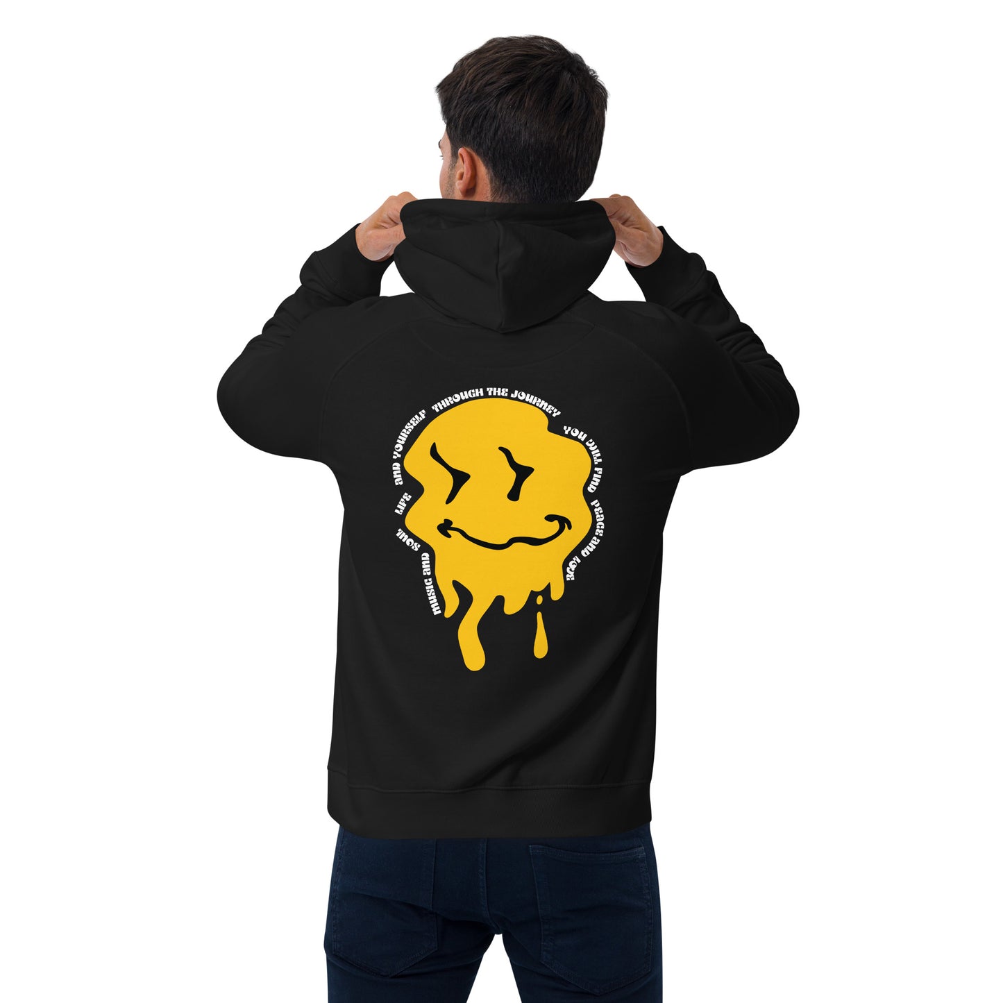 IBAAN "Acid Smiley" Unisex Eco-Hoodie
